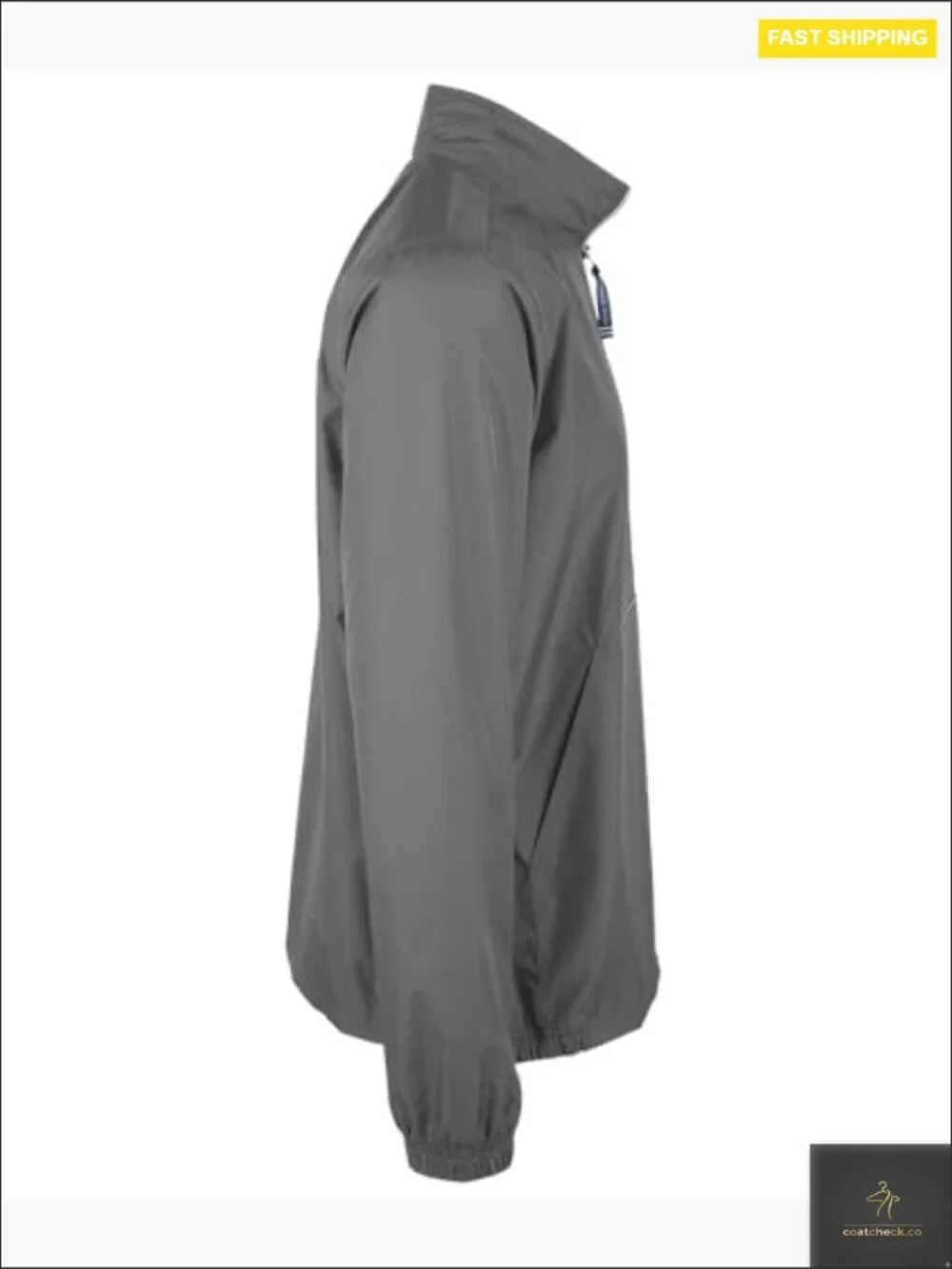 Half Zip Pullover Jacket Lightweight Water Resistant Unisex Relaxed Fit
